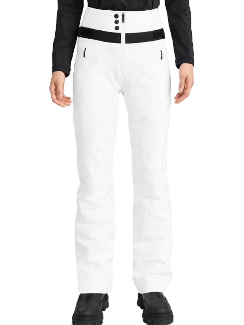 NEW BOGNER FIRE & ICE BORJA3 SKI PANTS! WHITE WATERPROOF  STRETCH FABRIC  SEALED